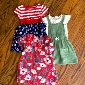 3T Toddler Girl Dress Bundle